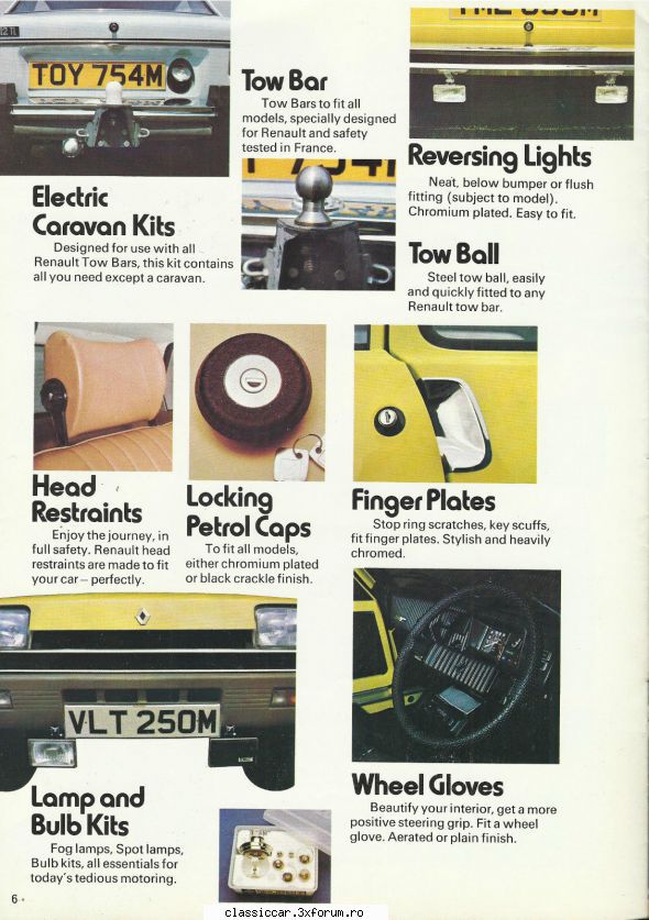 Renault - Personalised Accesories - oldtimercraiova - File de istorie