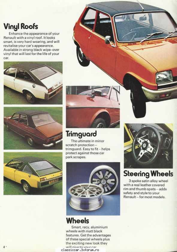 Renault - Personalised Accesories - oldtimercraiova - File de istorie