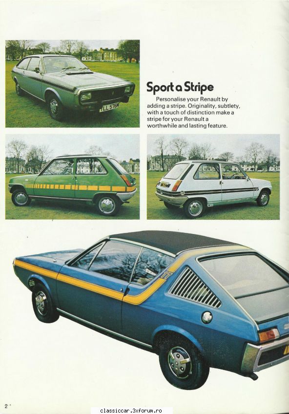 Renault - Personalised Accesories - oldtimercraiova - File de istorie