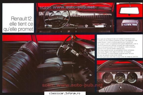 Renault - frana de mana sub bord, bord cu un singur buton - File de istorie