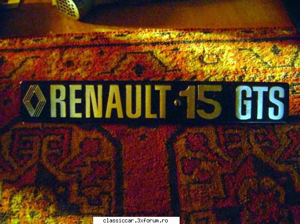 Renault 15 GTL - 1977 - Iar emblema de 15 GTL nu am gasit, doar de 18 - Reconditionari si Restaurari