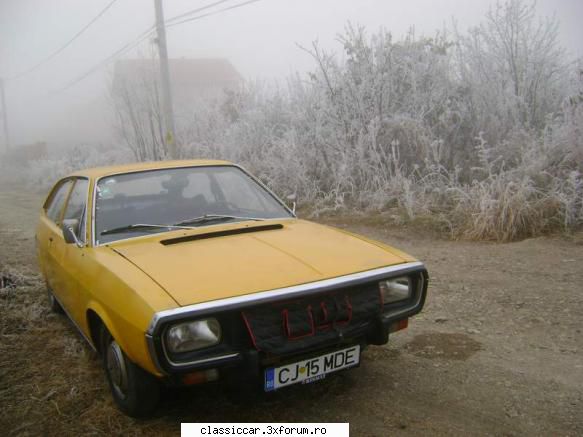 Renault 15 TL - 1973 - Si chiciura... peisaj hibernal :( (ce bine a fost - Prezentare masini