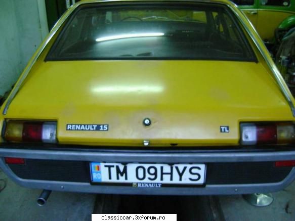 Renault 15 TL - 1973 - Niste embleme manufacturate pe spate - Prezentare masini