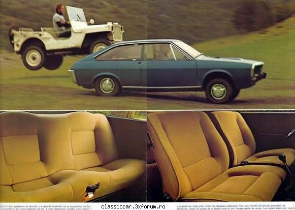 Renault 15 TL - 1973 - Un detaliu interesant, lampa de pe bancheta care - Prezentare masini