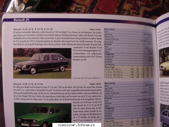 Renault 16 - Oldtimer Katalogul german zice ca s-au fabricat - Coltul Tehnic
