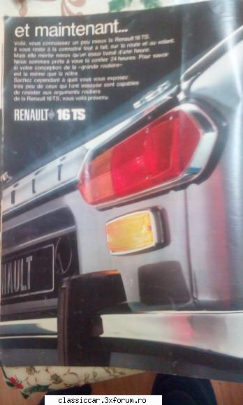 Renault 16 - r16r1150 - Coltul Tehnic