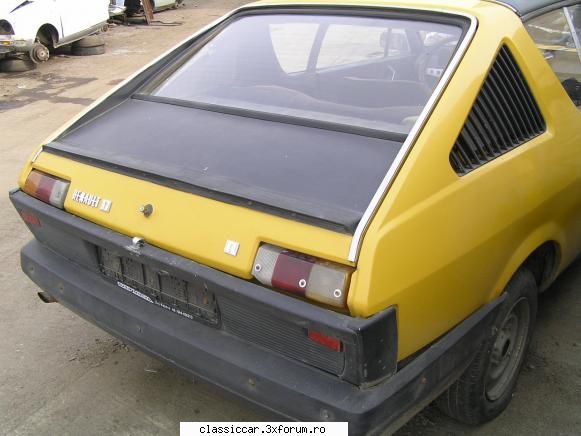 Renault 17 decapotabil, 1972 - a ajuns la remat..cred ca se poate inchide - Rust In Peace