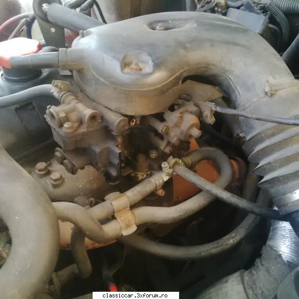 Renault 18 din 1985 - Si iata si capriciosul Weber cu doua clapete: ;) - Prezentare masini