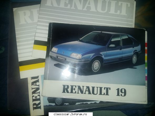 Renault 19 Bellevue - In cartea tehnica originala (am si pentru - Prezentare masini