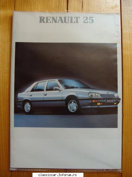 Renault 25 Turbo-DX 1990 - aproape intrucat urmeaza catalogul gamei, tot - Prezentare masini