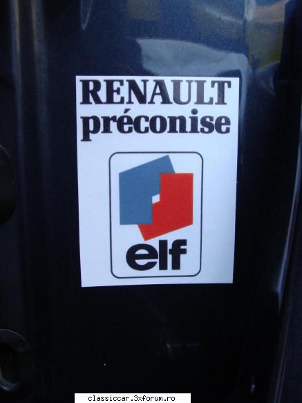 Renault 25 Turbo-DX 1990 - un alt autocolant care a necesitat refacerea a - Prezentare masini