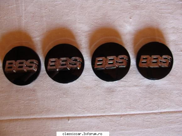 Renault 25 Turbo-DX 1990 - capace rotunde cu emblema BBS 3D cromata NOS - Prezentare masini