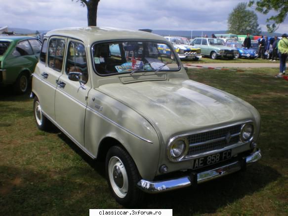 Renault 4CV/Dauphine/R8/R10 cu motoare in spate - Offtopic : Un R4 foarte frumos, chiar - File de istorie