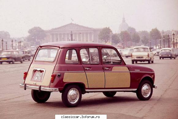 Renault 4L - 1969 - Quatrelle - O poza de reclama din 1968 - Prezentare masini