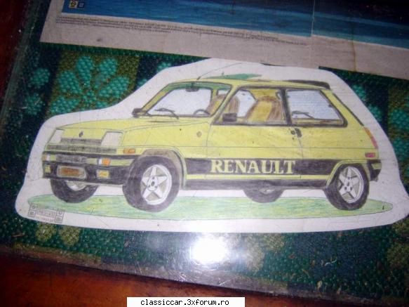 Renault 5 - Un desen de-al meu datand din anii 80, de pe - Am vazut prin Cluj-Napoca