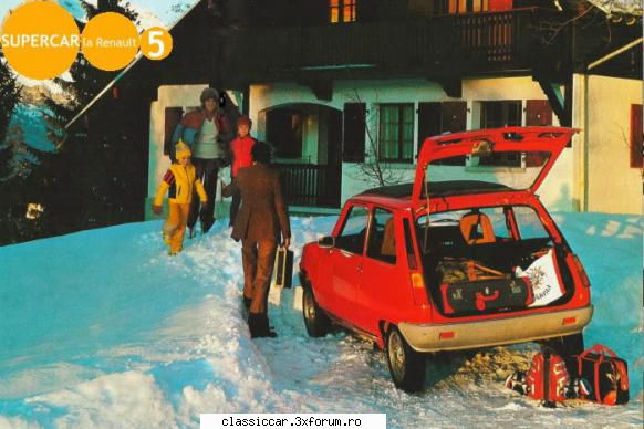 Renault 5 TS 1, - O poza cu un TS caramiziu - Prezentare masini