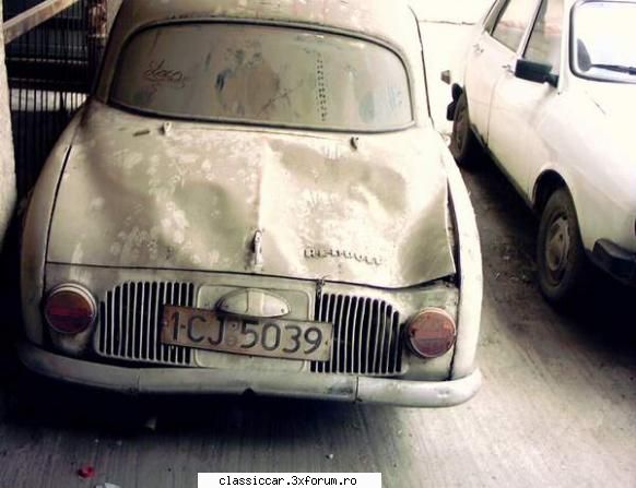 Renault Dauphine Gordini - Atentie la urmele de bicicleta de pe - Rust In Peace