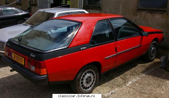 Renault Fuego - Pe de alta parte, se pare ca a fost desenata, de - File de istorie
