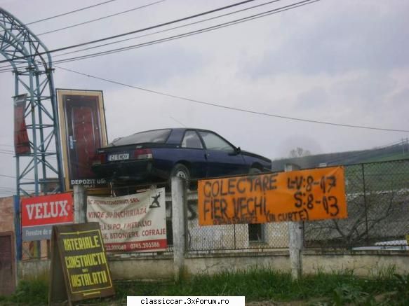 Renault Fuego - In Valea Chintaului, exista o dezmembrare auto si - Vanatoarea de epave