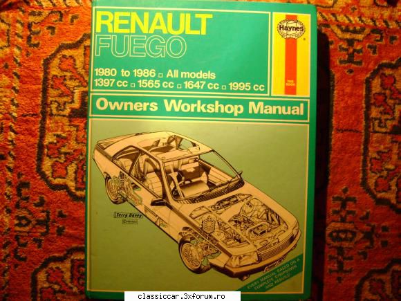 Renault Fuego GTS - 1981 - A sosit cartea inaintea caraciumbei. Multumiri - Prezentare masini