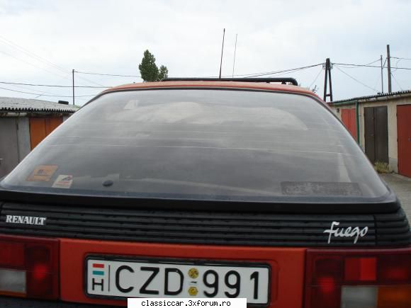 Renault Fuego GTS - 1981 - si portbagajul full - Prezentare masini