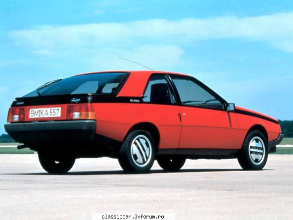 Renault Fuego GTS - 1981 - Designul acestor jante (de fapt toata masina) - Prezentare masini