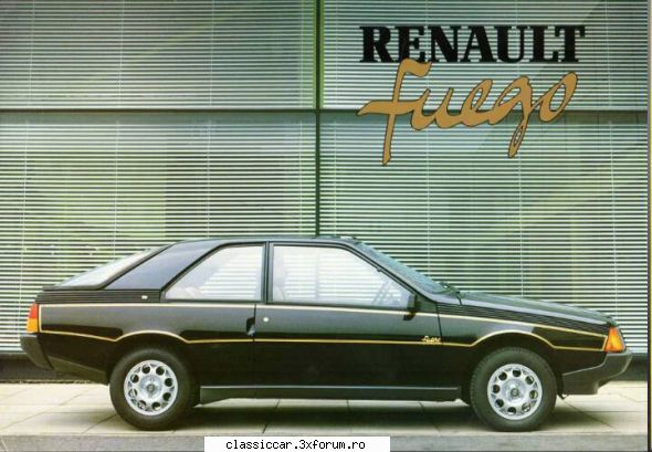 Renault Fuego GTS - 1981 - Ca si optionale au existat si jante Amil - Prezentare masini