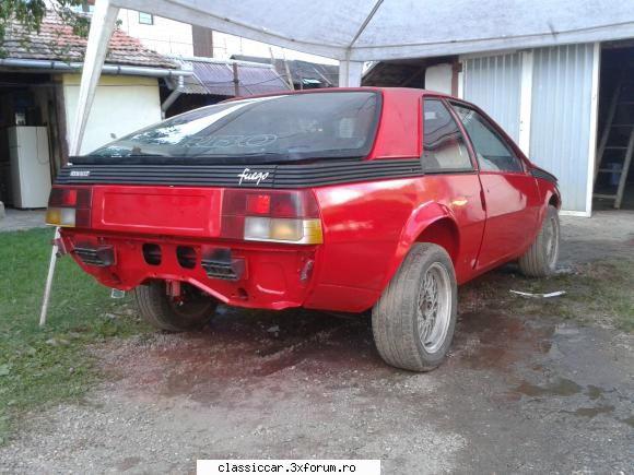 Renault Fuego Turbo 1984 - Colegii,astept pareri,daca iese bine si cum vi se - Prezentare masini