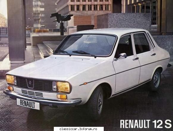 Renault R12 / R15 / R17 si versiunile lor - Faruri patrate, ciudate, specific modelelor - File de istorie