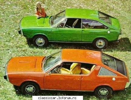 Renault R12 / R15 / R17 si versiunile lor - Si sa nu uitam de versiunile coupe cu doua usi - File de istorie