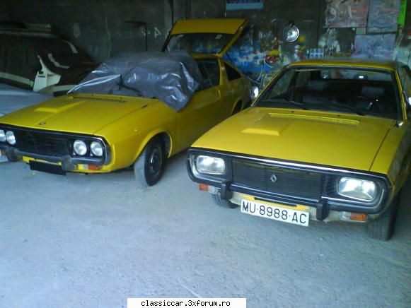Renault R12 / R15 / R17 si versiunile lor - Un R17 si un R15 din prima seie - File de istorie