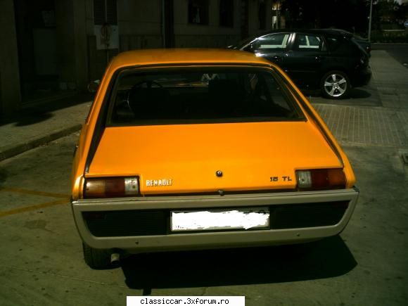Renault R12 / R15 / R17 si versiunile lor - Asa arata dinspate R15/17 din prima serie - File de istorie