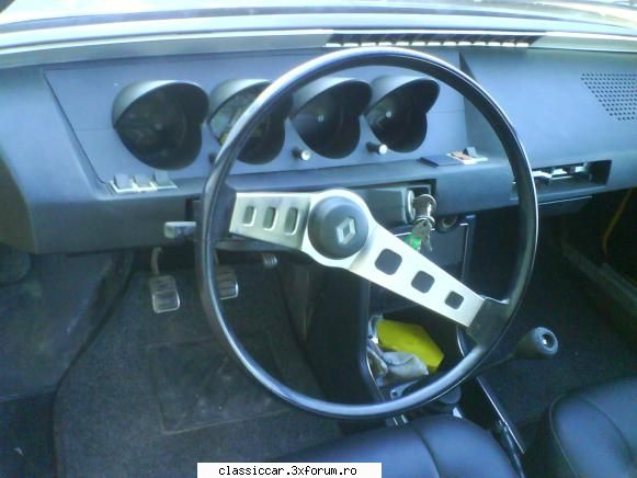 Renault R12 / R15 / R17 si versiunile lor - Bord de R15/17 din prima serie - File de istorie