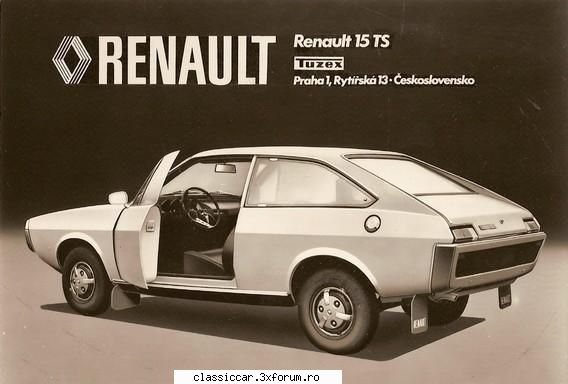 Renault R12 / R15 / R17 si versiunile lor - Misu de Cluj - File de istorie