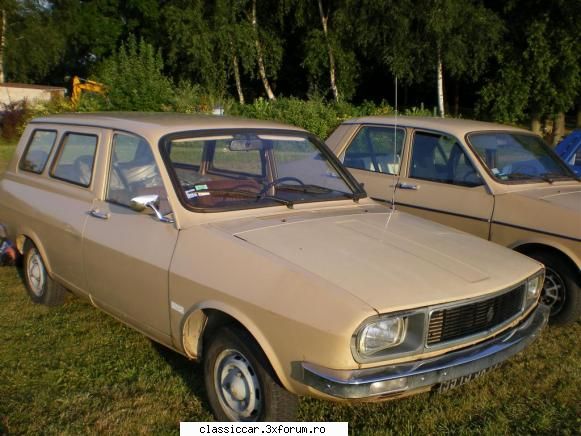 Renault R12 / R15 / R17 si versiunile lor - Inca o poza cu o utilitara break cu 3 usi R12 - File de istorie