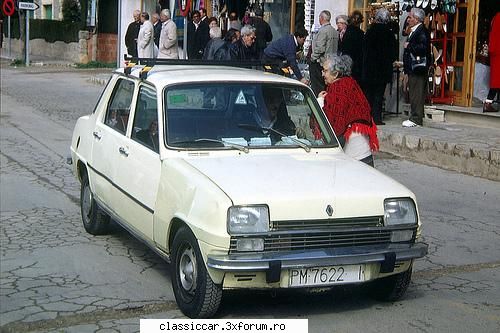Renault R7 - Ciudat ca are bari cromate in loc de spoilerele - Fise tehnice
