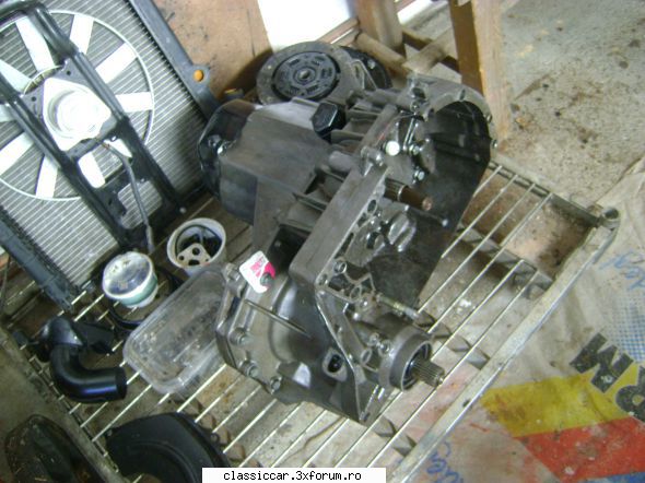 Renault Super5 1.4 GTS Cosmopolitan 1990 - Vopsit suportii, furca de ambreiaj - Reconditionari si Restaurari