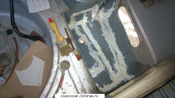 Reparatii E - cutia bateriei refacuta,si dat mastic - Reconditionari si Restaurari