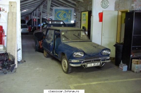 Restaurare Citroen Ami - Dup� transport sosit in atelierul-grajd la - Reconditionari si Restaurari