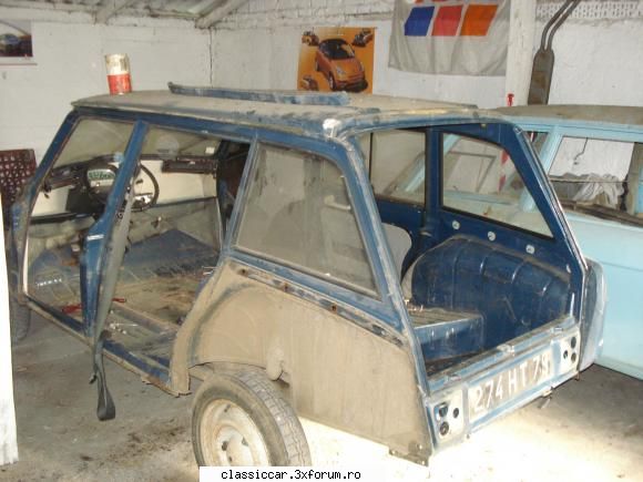 Restaurare Citroen Ami - Si a incveput demontarea - Reconditionari si Restaurari