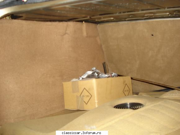 Restaurare Citroen CX Prestige 1983 - si spatele, cu portbagajul retapitat - Reconditionari si Restaurari