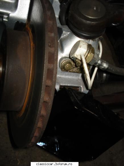 Restaurare Citroen CX Prestige 1983 - etrierul din fat� - Reconditionari si Restaurari