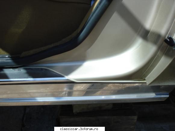 Restaurare Citroen CX Prestige 1983 - detaliu : protectorul de plastic gri, de - Reconditionari si Restaurari