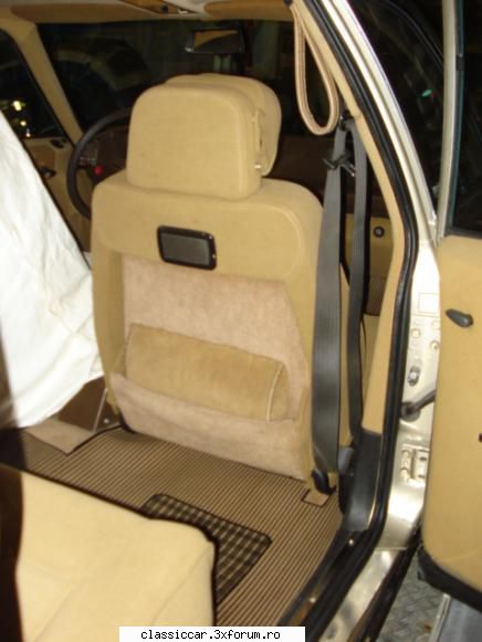 Restaurare Citroen CX Prestige 1983 - interior - detaliu : Fotoliu fat� cu - Reconditionari si Restaurari