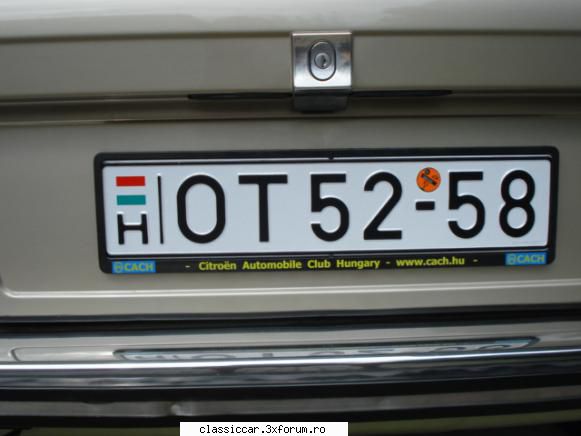 Restaurare Citroen CX Prestige 1983 - suportii numerelor de inmatriculare cu - Reconditionari si Restaurari