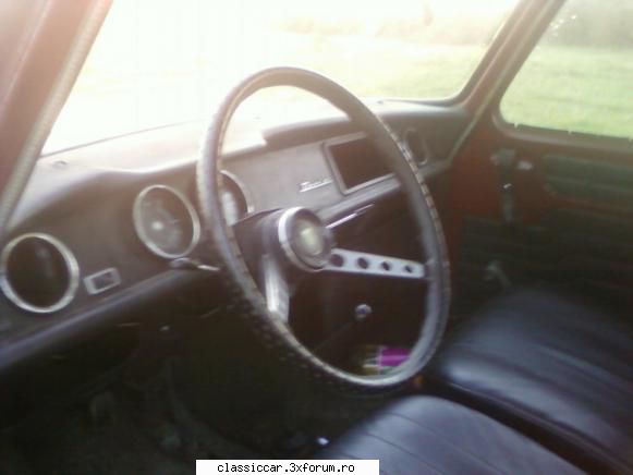 Restaurare Dacia 1100 din 70 - Interiorul este in stare foarte buna , nu - Reconditionari si Restaurari