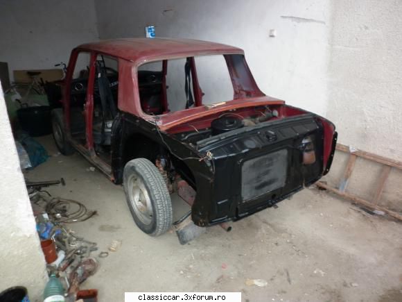 Restaurare Dacia 1100 din 70 - In zilele urmatoare , ii voi muta locatia , o - Reconditionari si Restaurari