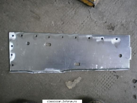 Restaurare Daimler (Jaguar) XJ6 din 1978 - Capat de longeron. Tabla de 3mm - Reconditionari si Restaurari