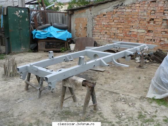 Restaurare M475! - Sasiul, curatat de vopsea, rugina si grunduit! - Reconditionari si Restaurari