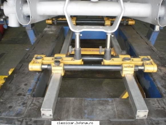 Restaurare MB 170 VA 1952 - Masurarea sasiului. La sasiu am o deviere de 2mm - Reconditionari si Restaurari